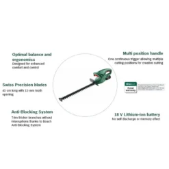 Bosch EasyHedgeCut 18-45 Hedge Trimmer -Westland Shop 13496928 1884961768712855