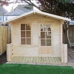 Shire 8 X 8ft Maulden Log Cabin - Including Installation -Westland Shop 13505219 1064931994262437