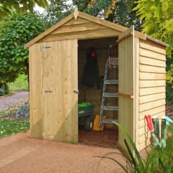 Shire 4 X 6ft Double Door Overlap Garden Shed With No Windows -Westland Shop 13505225 5024926477594627