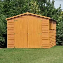 Shire 10 X 10ft Double Door Overlap Garden Shed - Including Installation -Westland Shop 13505228 1254926471257109