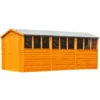 Shire 10 X 15ft Double Door Overlap Garden Shed - Including Installation -Westland Shop 13505237 1744926471801792