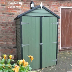 Shire 4x3ft Pressure Treated Double Door Overlap Garden Shed -Westland Shop 13505241 1644926475399824