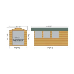 Shire 7 X 13ft Jersey Double Door Garden Shed -Westland Shop 13505249 6284926470044398