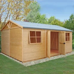 Shire 12 X 18ft Mammoth Double Door Garden Shed - Including Installation -Westland Shop 13505275 1824931993145414