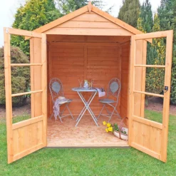 Shire 6 X 6ft Oatland Double Door Summerhouse - Including Installation -Westland Shop 13505285 5674931995908774