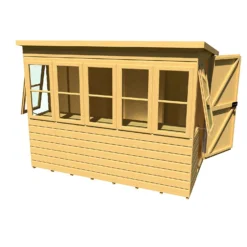 Shire 8 X 8ft Sun Pent Shed - Including Installation -Westland Shop 13505286 1934931995586328
