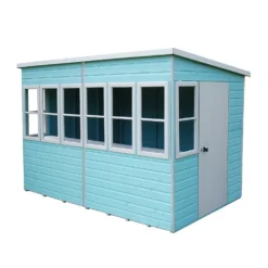 Shire 10 X 8ft Sun Pent Shed - Including Installation -Westland Shop 13505287 1314933734734058