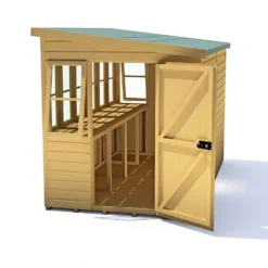 Shire 10 X 8ft Sun Pent Shed - Including Installation -Westland Shop 13505287 1704933734754719