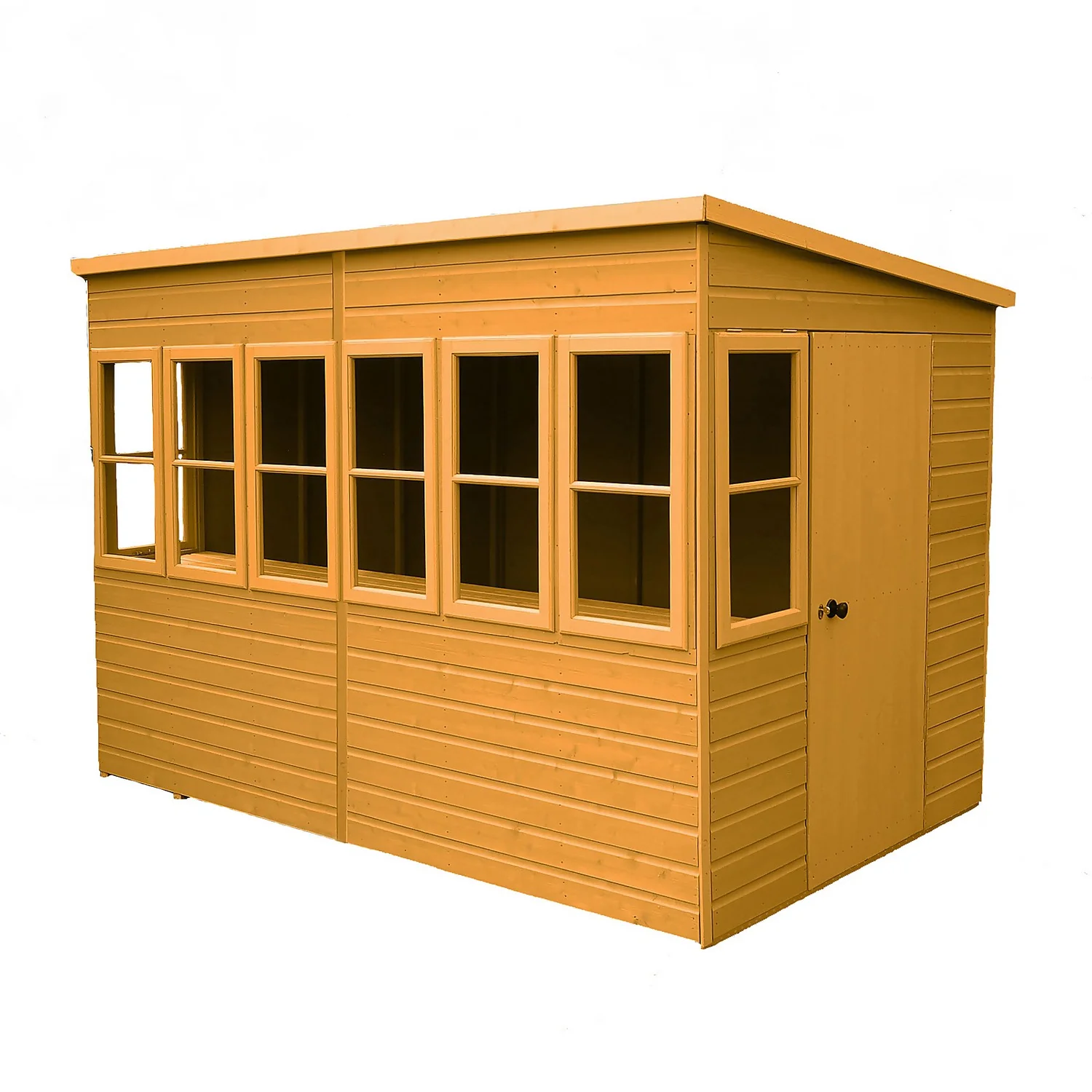 Shire 10 X 6ft Sun Pent Shed 3 Shire 10 X 6ft Sun Pent Shed