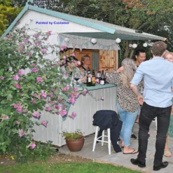 Shire 6 X 4ft Wooden Garden Bar - Including Installation -Westland Shop 13505297 1504931991765813