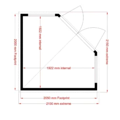 Shire 7 X 7ft Barclay Summerhouse -Westland Shop 13505300 2024931995619373