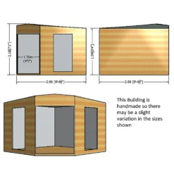 Shire 10 X 10ft Barclay Summerhouse 15 Shire 10 X 10ft Barclay Summerhouse -Westland Shop 13505306 1954931993634624
