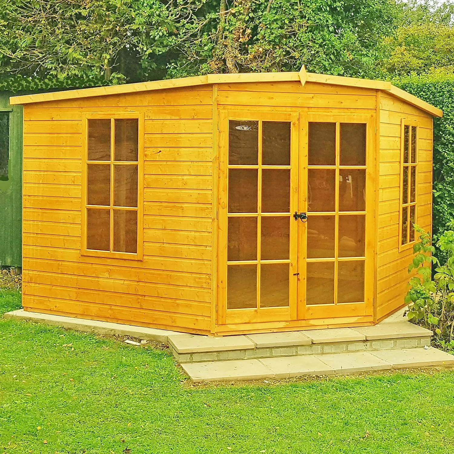 Shire 10 X 10ft Hampton Double Door Summerhouse - Including Installation 4 Shire 10 X 10ft Hampton Double Door Summerhouse - Including Installation - Image 2