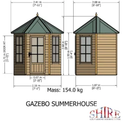 Shire 6 X 6ft Gazebo Summerhouse -Westland Shop 13505312 1554931993495157