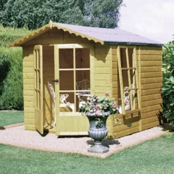Shire 7 X 7ft Buckingham Double Door Summerhouse - Including Installation -Westland Shop 13505327 5464931991943956
