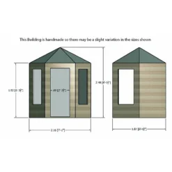 Shire 6 X 6ft Gazebo Summerhouse - Including Installation -Westland Shop 13505335 1834931995021053