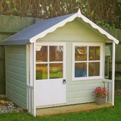 Shire 5 X 4ft Kitty Kids Wooden Playhouse -Westland Shop 13505336 1224931200273950
