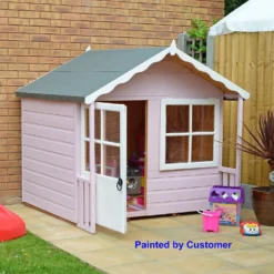 Shire 5 X 4ft Kitty Kids Wooden Playhouse -Westland Shop 13505336 2104931200238226
