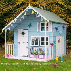 Shire 6 X 8ft Crib Kids Wooden Playhouse - Including Installation 15 Shire 6 X 8ft Crib Kids Wooden Playhouse - Including Installation -Westland Shop 13505346 1554931995945737