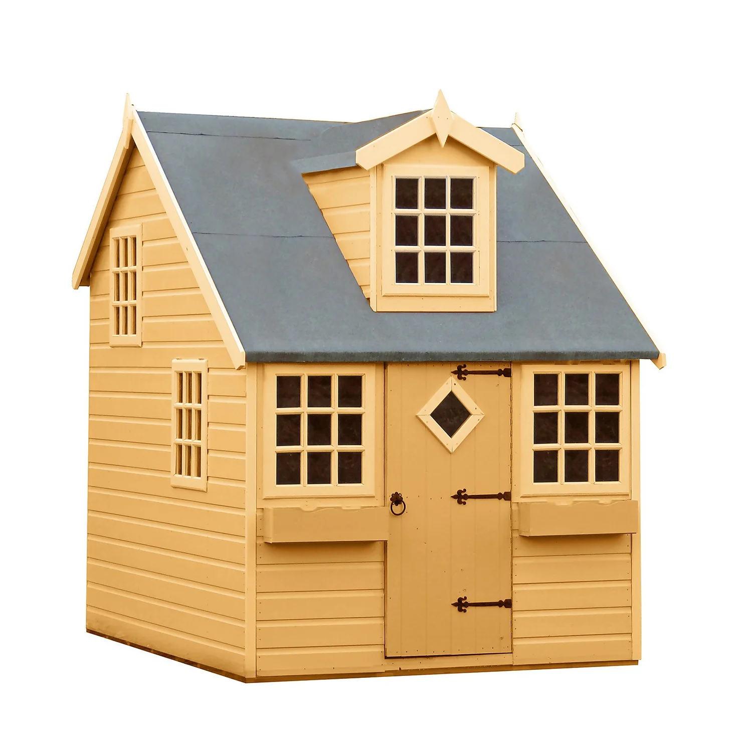 Shire 5 X 7ft Cottage Kids Wooden Playhouse 3 Shire 5 X 7ft Cottage Kids Wooden Playhouse