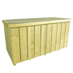 Shire Planed Timber Garden Storage Box 4x2