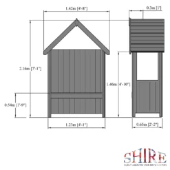 Shire 4x2ft Hebe Garden Arbour 10 Shire 4x2ft Hebe Garden Arbour -Westland Shop 13505354 9074932698563734