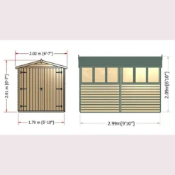 Shire 10x6ft Overlap Garden Shed - Including Installation 13 Shire 10x6ft Overlap Garden Shed - Including Installation -Westland Shop 13508654 1294926475996032