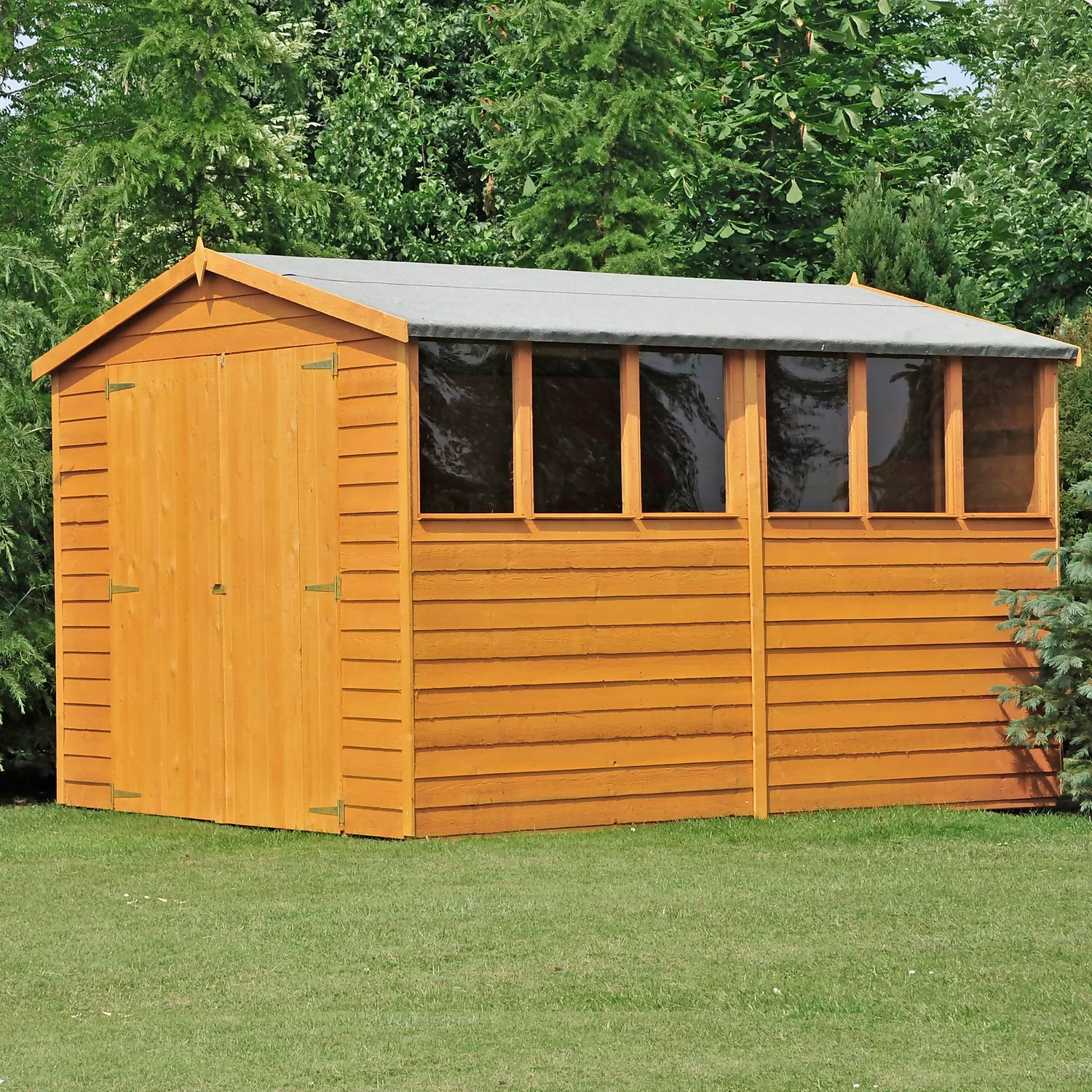 Shire 10x6ft Overlap Garden Shed - Including Installation 6 Shire 10x6ft Overlap Garden Shed - Including Installation - Image 4