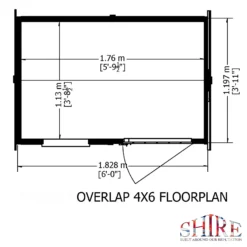 Shire 6x4ft Overlap Reverse Apex Garden Shed 16 Shire 6x4ft Overlap Reverse Apex Garden Shed -Westland Shop 13508655 2244926472962588