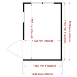 Shire 6x4ft Command Kids Playhouse - Including Installation 14 Shire 6x4ft Command Kids Playhouse - Including Installation -Westland Shop 13508665 8904932698967213