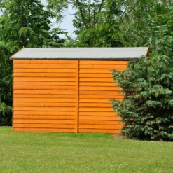 Shire 12x8ft Overlap Garden Shed No Windows - Including Installation -Westland Shop 13508670 8414926478573059