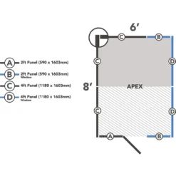 Forest Garden Shiplap Tongue & Groove Dip Treated 8x6 Wooden Potting Shed -Westland Shop 13523732 3504937074218702