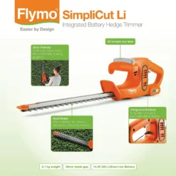 Flymo SimpliCut Cordless Hedge Trimmer -Westland Shop 13524808 1594936857993480