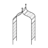 Agriframes Gothic Garden Arch - (H)2.4M X (W) 1.2m X (D)0.45m - Black 2 Agriframes Gothic Garden Arch - (H)2.4M X (W) 1.2m X (D)0.45m - Black -Westland Shop 13526218 8794935036170475