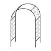 Agriframes Round Garden Arch - (H)2.3 X (W)1.5 X (D)0.45 M - Black 2 Agriframes Round Garden Arch - (H)2.3 X (W)1.5 X (D)0.45 M - Black -Westland Shop 13526221 2834936305016923