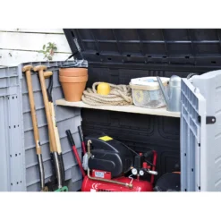 Keter Store It Out Ace Outdoor Garden Storage Shed 1200L - Grey / Graphite -Westland Shop 13531577 2784925770923411