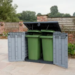 Keter Store It Out Ace Outdoor Garden Storage Shed 1200L - Grey / Graphite -Westland Shop 13531577 7064925770968030