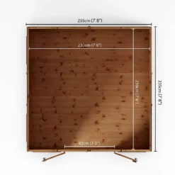 Country Living Premium Hatton 8ft X 8ft Contemporary Summerhouse Painted + Installation - Thorpe Tower Grey -Westland Shop 13554907 2104949332445721