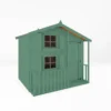 Country Living 8ft X 6ft Premium Colton Double Storey Playhouse With Veranda Painted + Installation - Aurora Green 2 Country Living 8ft X 6ft Premium Colton Double Storey Playhouse With Veranda Painted + Installation - Aurora Green -Westland Shop 13554908 1815012834330967