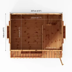 Country Living 7ft X 5ft Premium Sandon Double Storey Playhouse With Veranda Painted + Installation - Aurora Green -Westland Shop 13554912 1674949332215927
