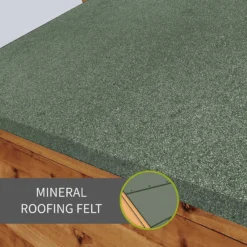 Country Living Premium Hatton 6ft X 8ft Contemporary Summerhouse Painted + Installation - Thorpe Towers Grey -Westland Shop 13554921 8614945373970765