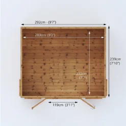 Country Living Premium Langham 10ft X 8ft Curved Roof Summerhouse Painted + Installation - Aurora Green -Westland Shop 13554923 7434945631570733