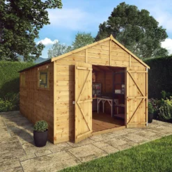 Mercia 14ft X 10ft Premium Shiplap Modular Workshop Shed - Including Installation -Westland Shop 13555755 1074949337172656