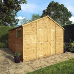 Mercia 14ft X 10ft Premium Shiplap Modular Workshop Shed - Including Installation -Westland Shop 13555755 1824949336714934
