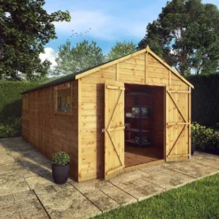 Mercia 18ft X 10ft Premium Shiplap Modular Workshop Shed -Westland Shop 13555757 4114949334058860