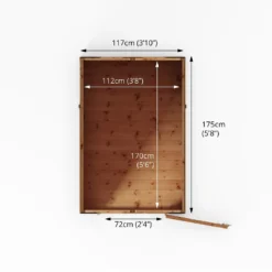 Mercia 6ft X 4ft Premium Shiplap Apex Shed -Westland Shop 13555763 1864949333157837