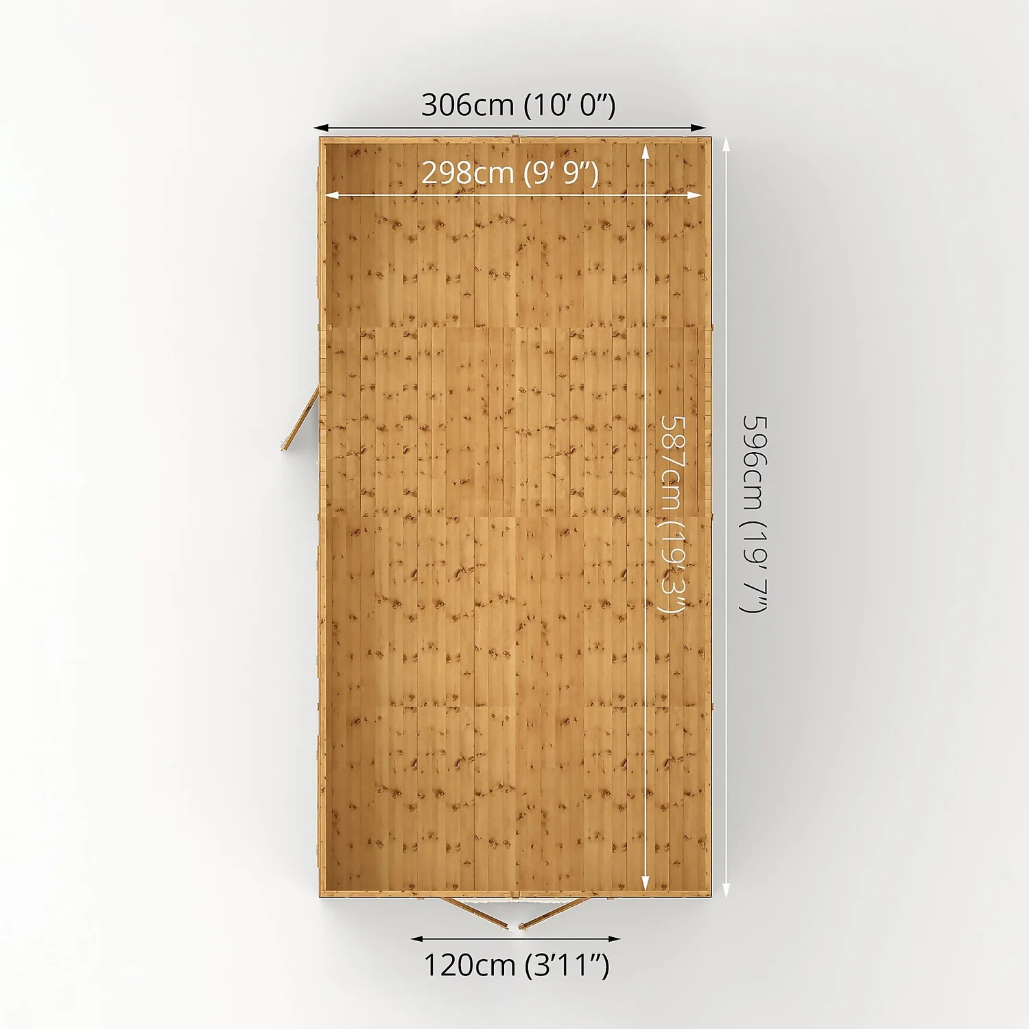 Mercia 20ft X 10ft Premium Shiplap Modular Workshop Shed - Including Installation 10 Mercia 20ft X 10ft Premium Shiplap Modular Workshop Shed - Including Installation - Image 8