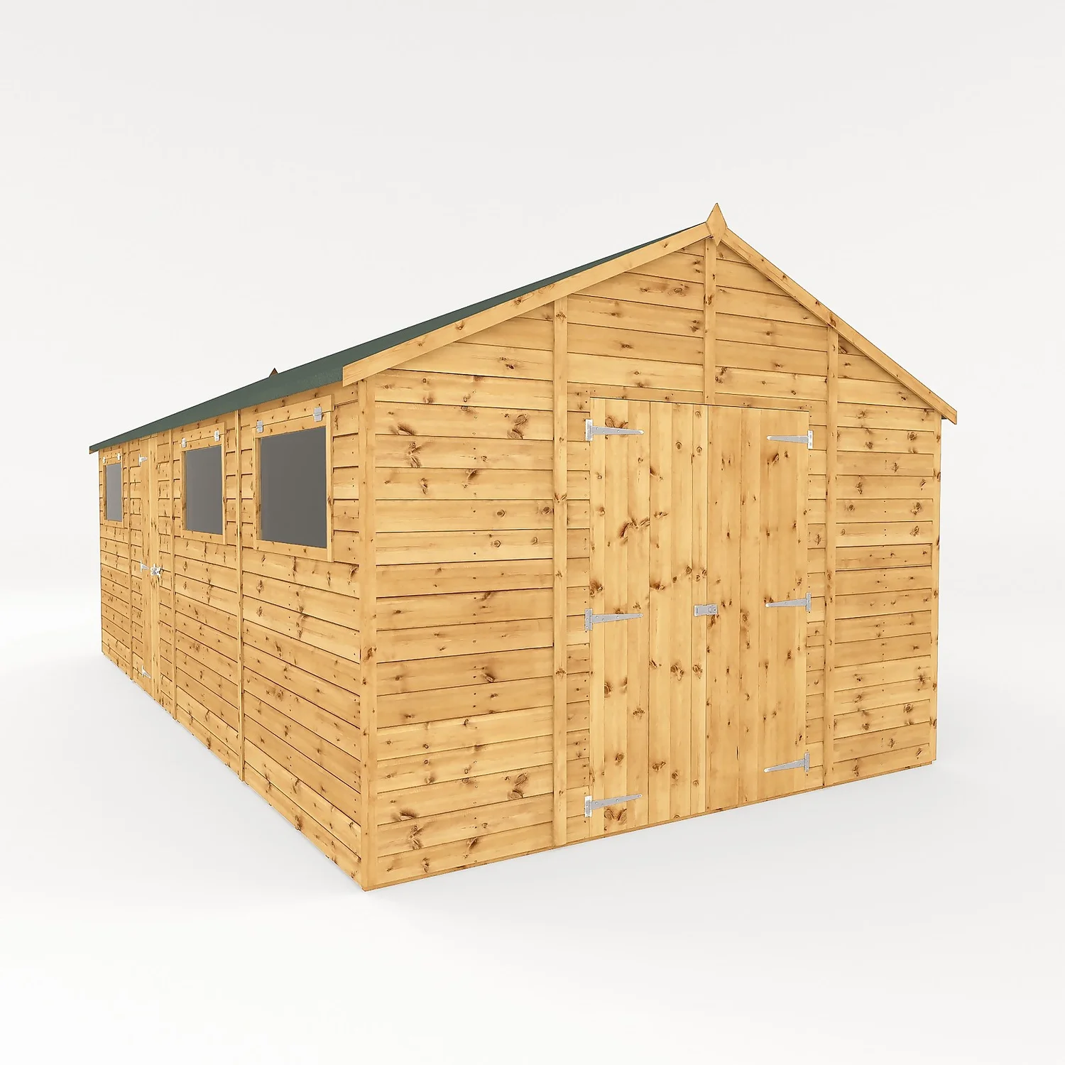 Mercia 20ft X 10ft Premium Shiplap Modular Workshop Shed - Including Installation 3 Mercia 20ft X 10ft Premium Shiplap Modular Workshop Shed - Including Installation
