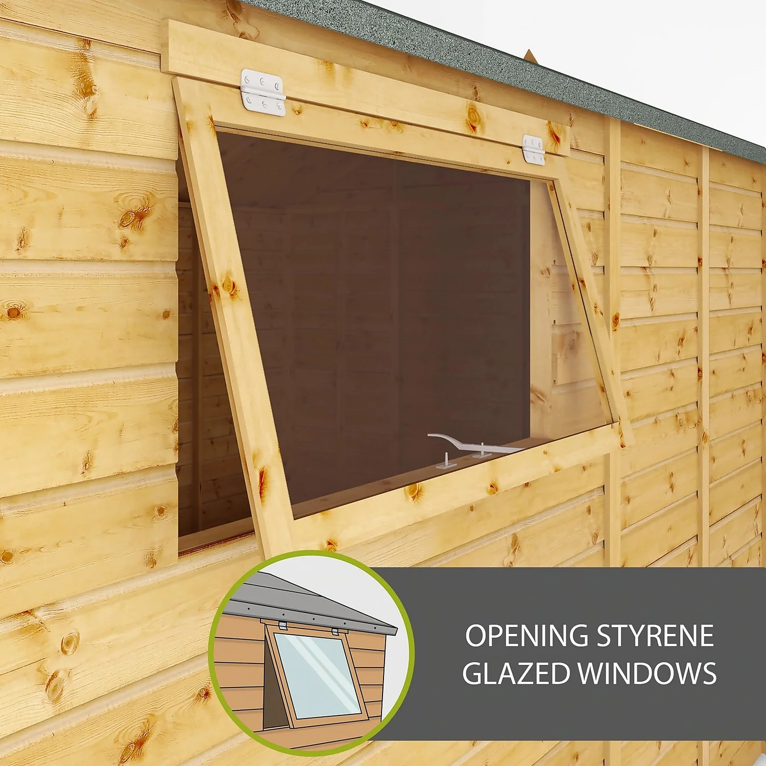 Mercia 20ft X 10ft Premium Shiplap Modular Workshop Shed - Including Installation 5 Mercia 20ft X 10ft Premium Shiplap Modular Workshop Shed - Including Installation - Image 3