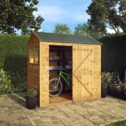 Mercia 7ft X 5ft Premium Shiplap Reverse Apex Shed - Including Installation -Westland Shop 13555772 3854949335755837